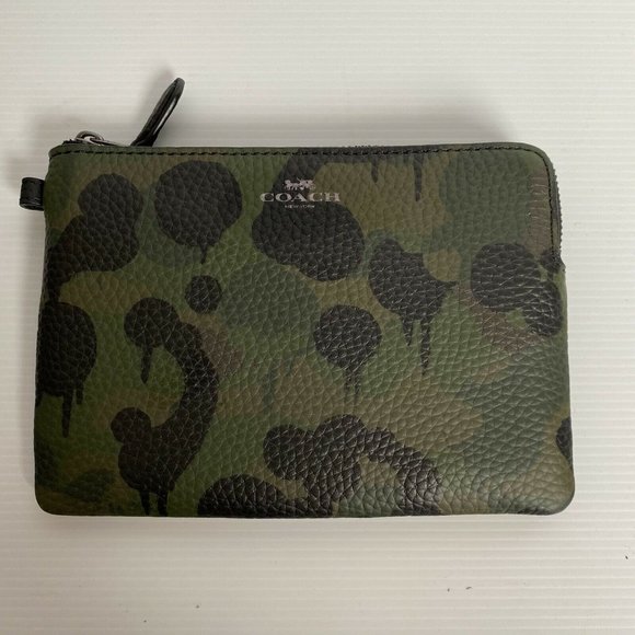 COACH Camouflage Print Small Purse leather - Picture 2 of 3